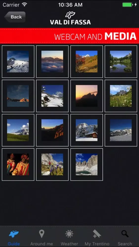 Screenshot di Val di Fassa Travel Guide