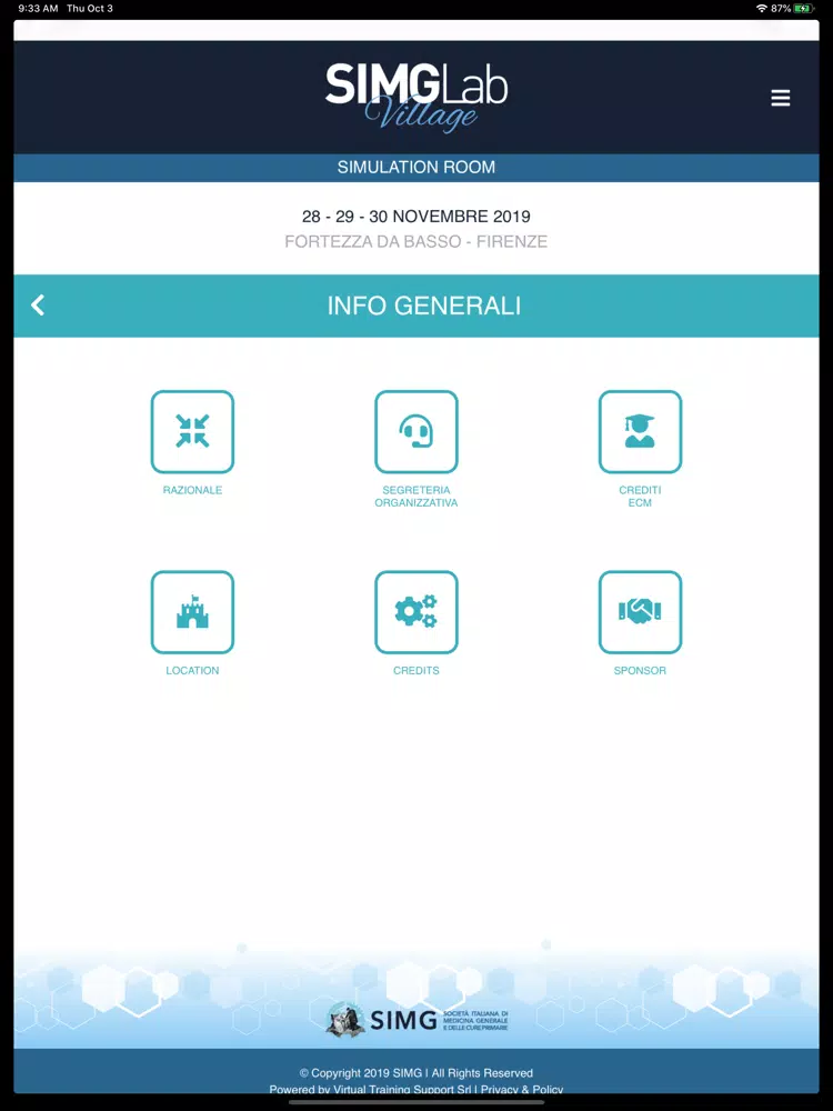 SIMGLab Village iPad  スクリーンショット