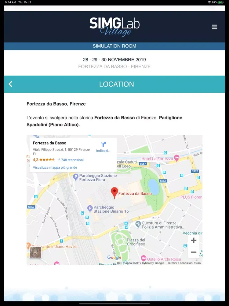 Tangkapan skrin SIMGLab Village iPad 