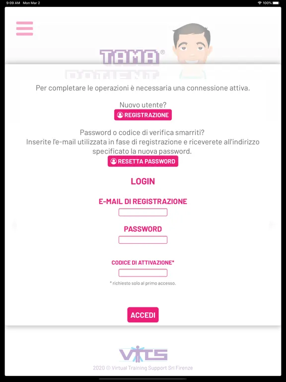 ภาพหน้าจอของ TamaPatient PRO iPad 