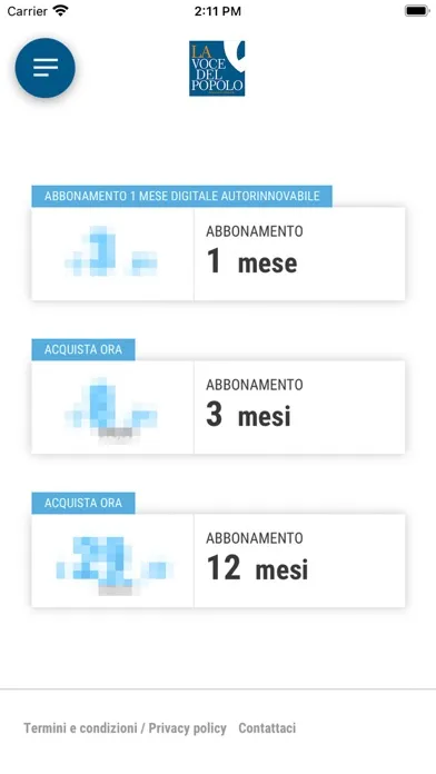Screenshot di La Voce del Popolo