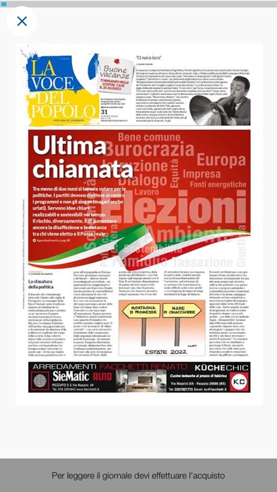Tangkapan skrin La Voce del Popolo