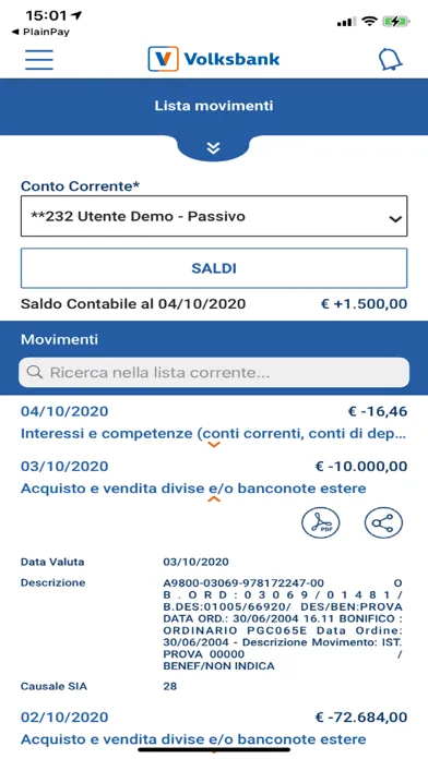 Captures d'écran de CoBa web mobile