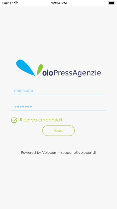 Zrzuty ekranu VoloPress Agenzie