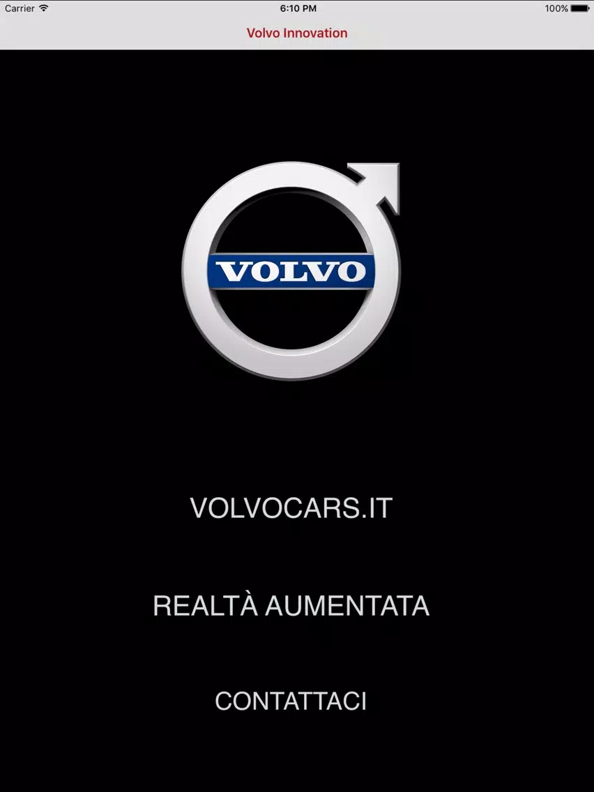 Скриншоты Innovation - Volvo iPad 