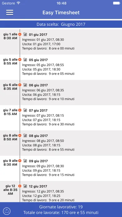 Easy Timesheet স্ক্রিনশট