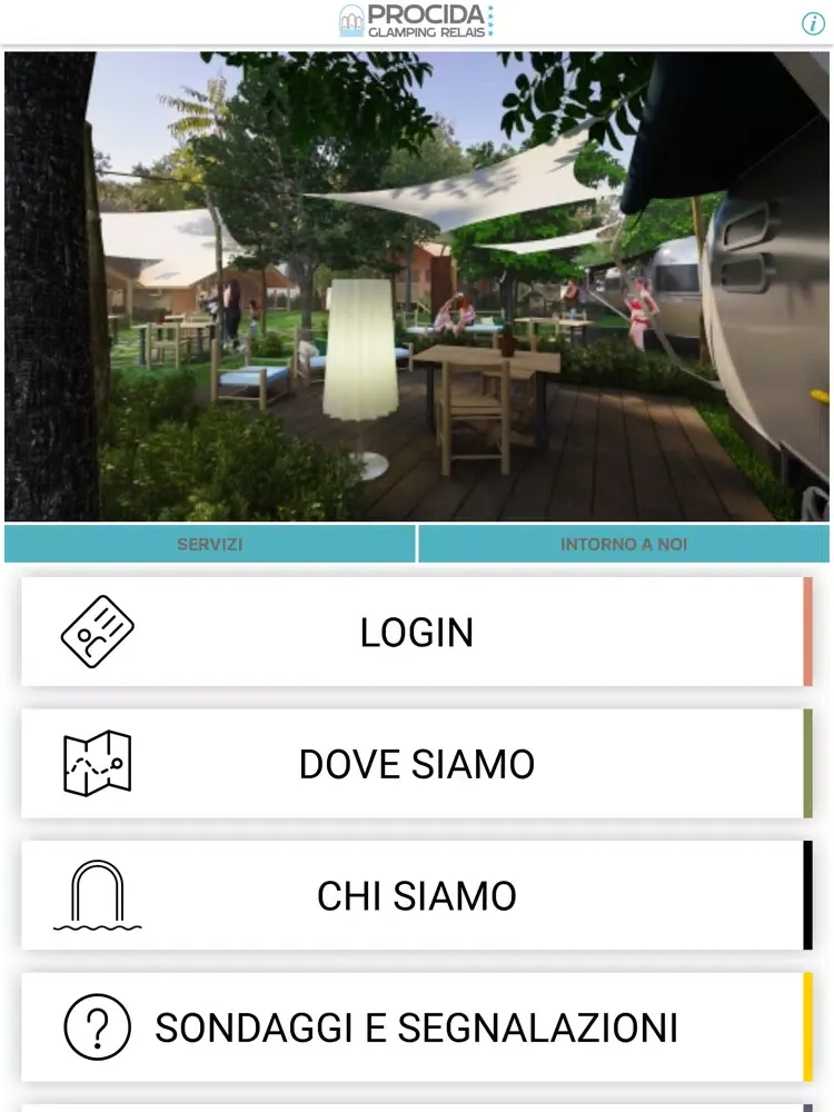 Procida Glamping Relais iPad  Screenshots