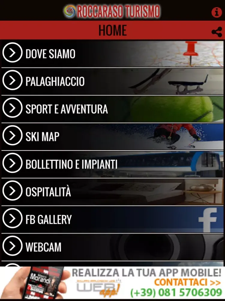 ROCCARASO iPad  Screenshots
