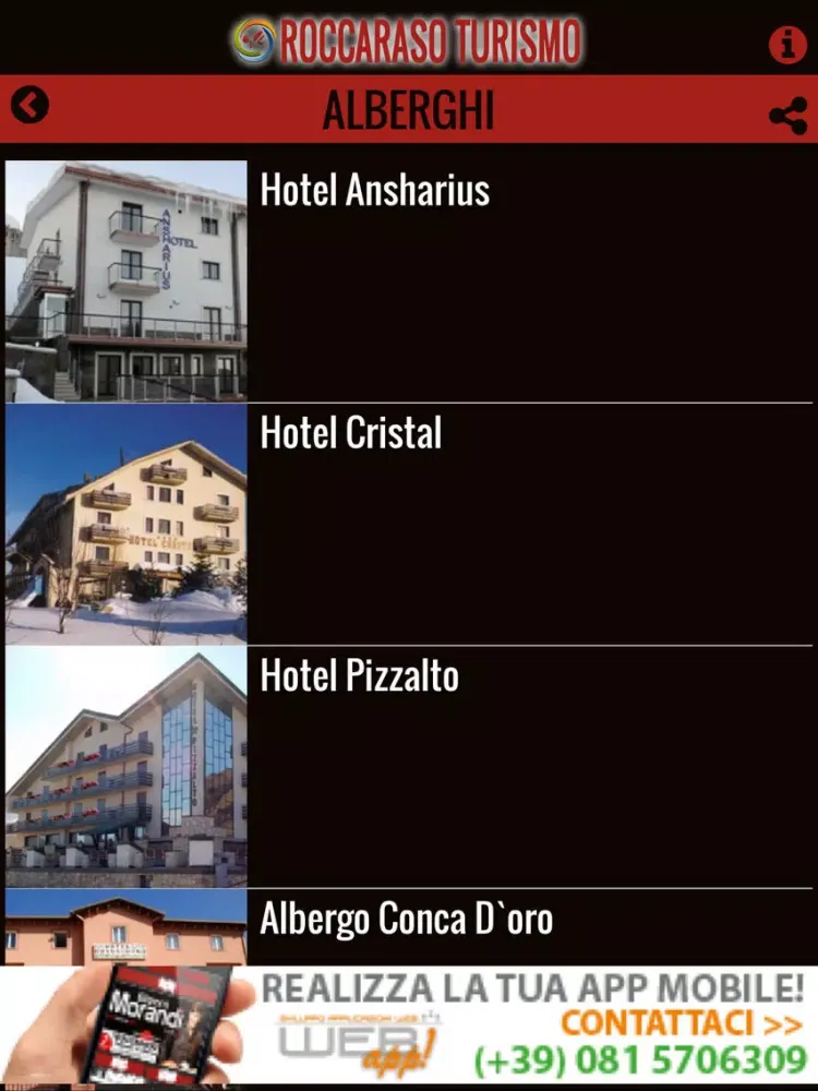 ROCCARASO iPad  Screenshots