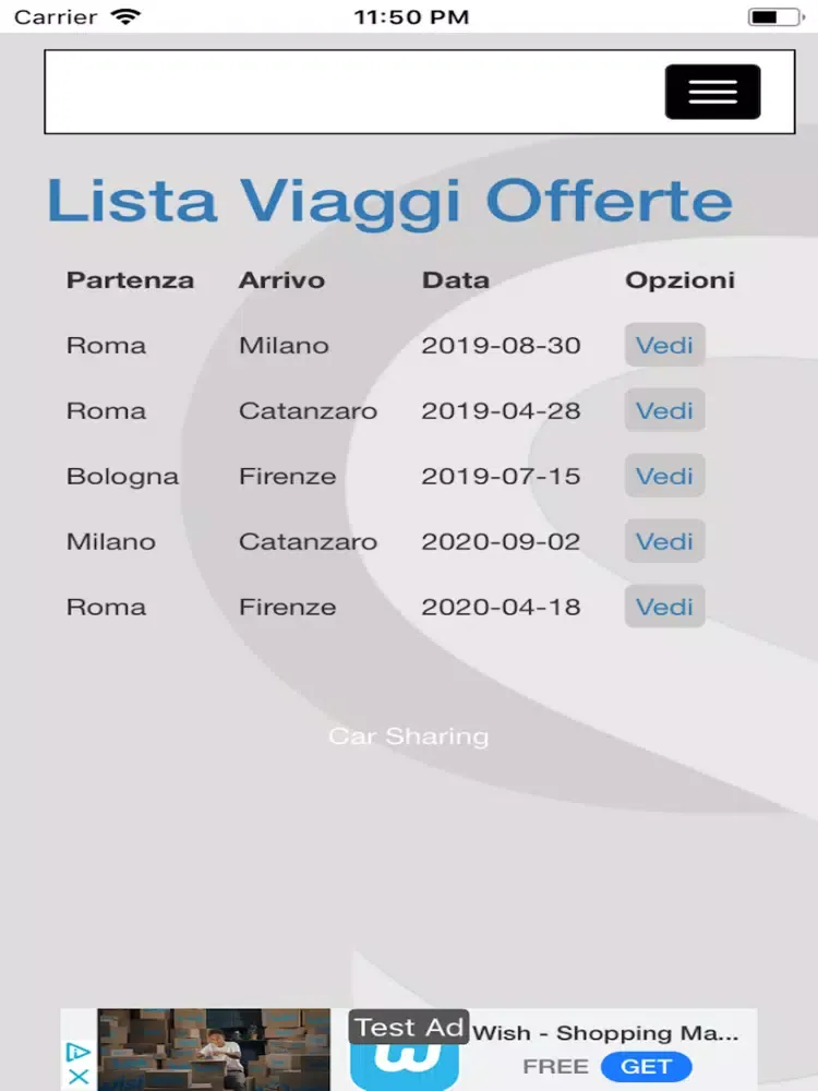 Condivisione Posti Auto iPad  Ekran Görüntüleri