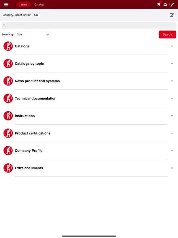 Giacomini - App Catalog iPad  स्क्रीनशॉट