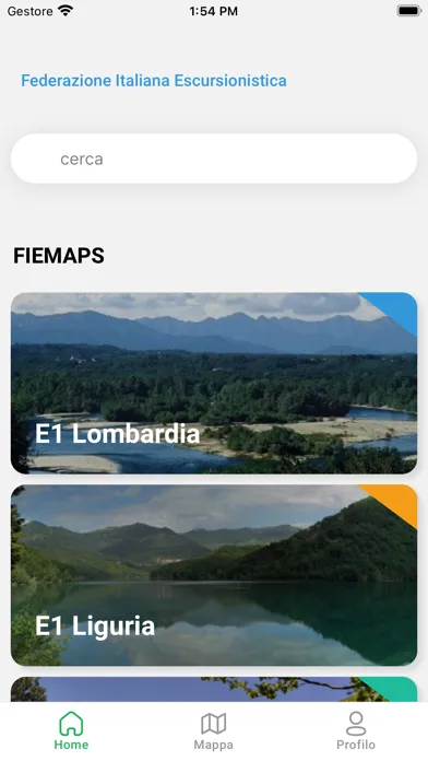 Capturas de tela do FIE Maps