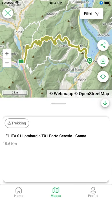 Capturas de tela do FIE Maps