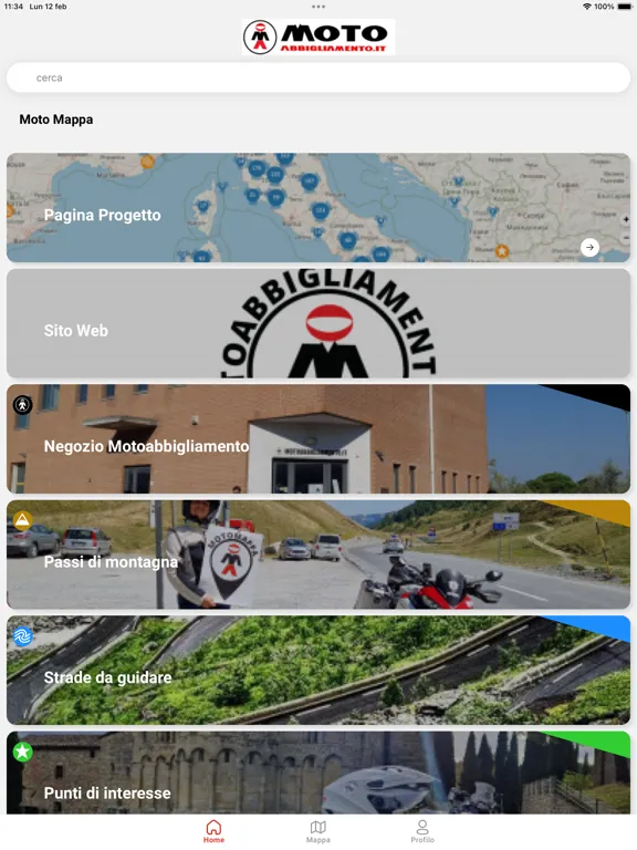 Moto Mappa iPad  स्क्रीनशॉट