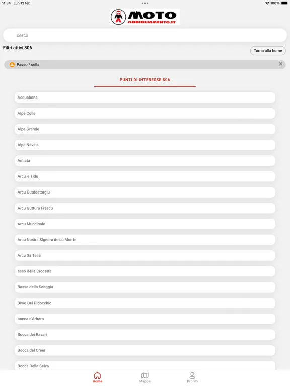 Moto Mappa iPad  स्क्रीनशॉट