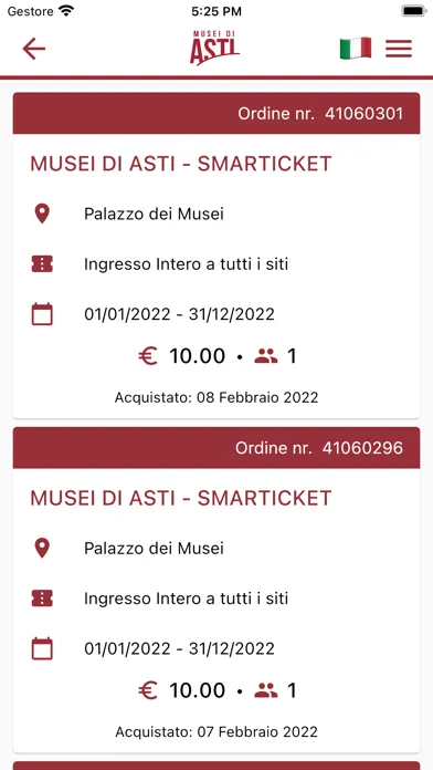 Captures d'écran de Musei di Asti