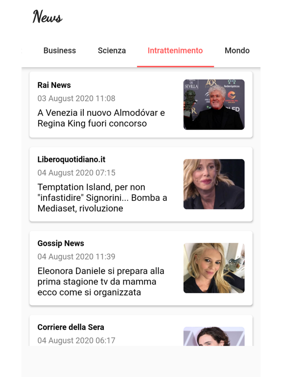 News Italia 24 iPad  스크린샷