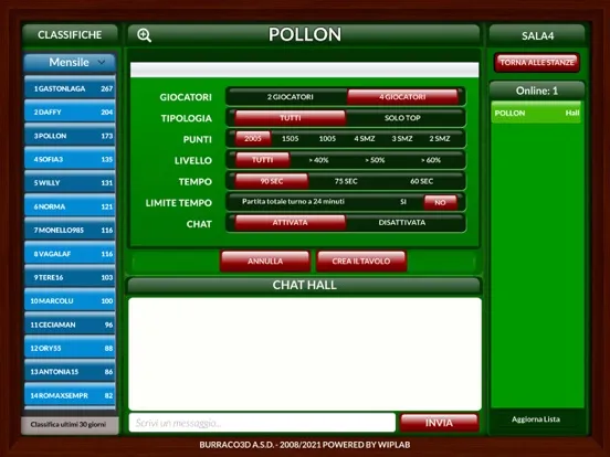 BurracoLight iPad  Screenshots