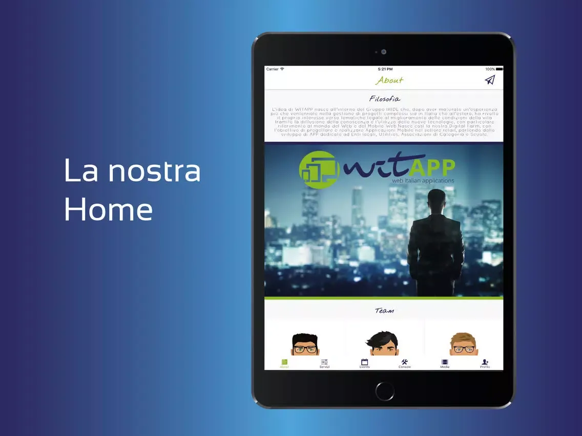 Witapp Commerciale iPad  Screenshots