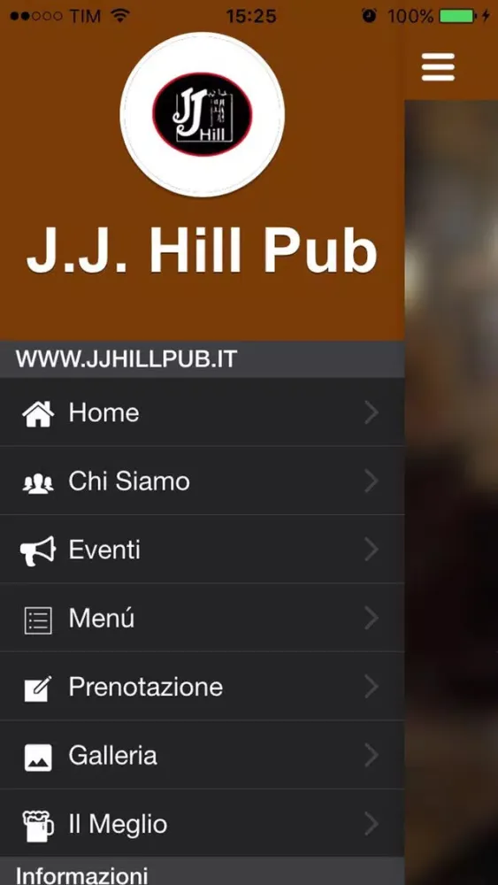 Ảnh chụp màn hình của JJ Hill Pub