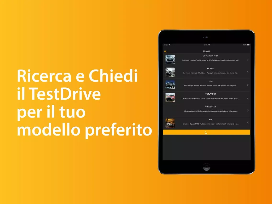 Tangkapan layar Rivergroup iPad