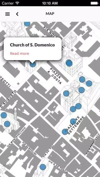 Captures d'écran de Fano Tourist Guide