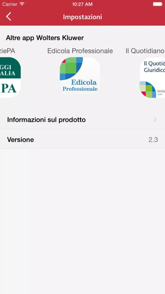 Screenshot di Notiziario TL