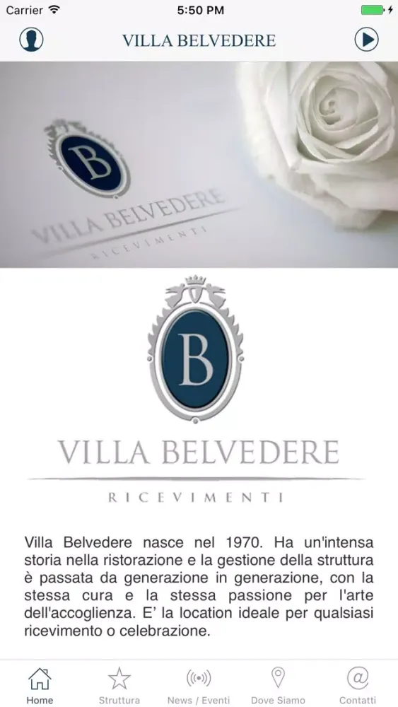Zrzuty ekranu Villa Belvedere Ricevimenti