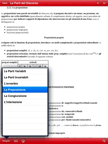 Captures d'écran de Grammatica Italiana iPad 