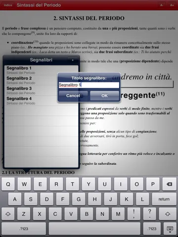 Captures d'écran de Grammatica Italiana iPad 
