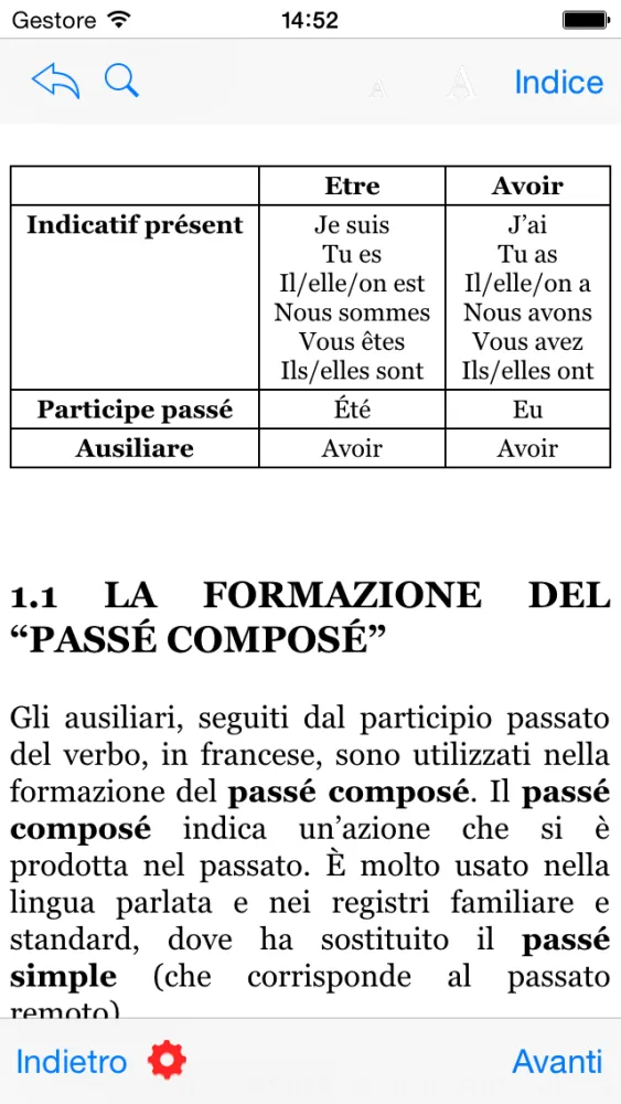 Grammatiche Screenshots