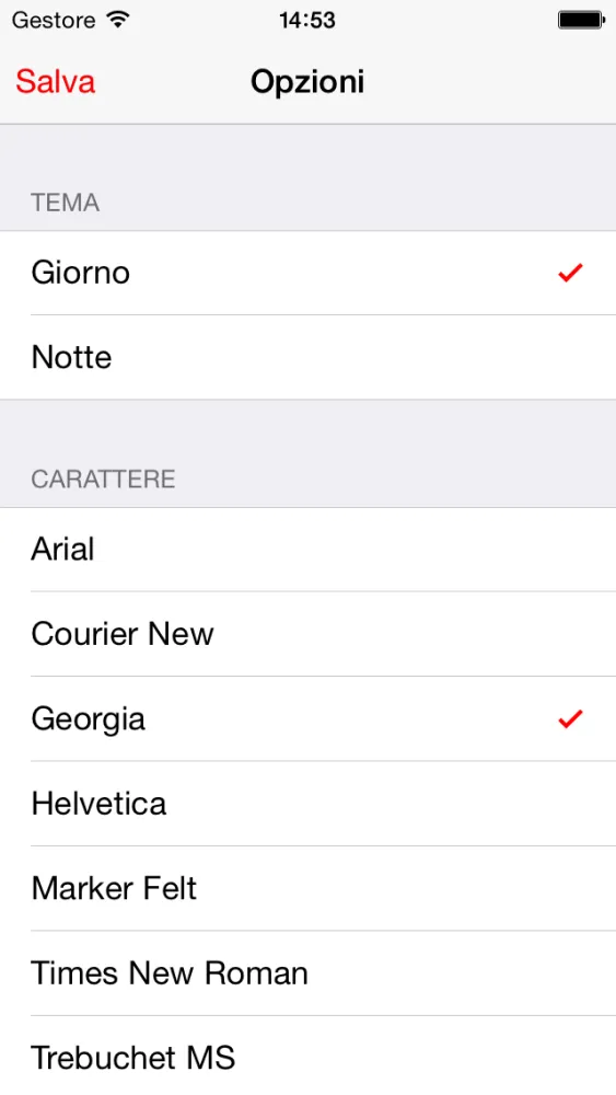 Grammatiche Screenshots