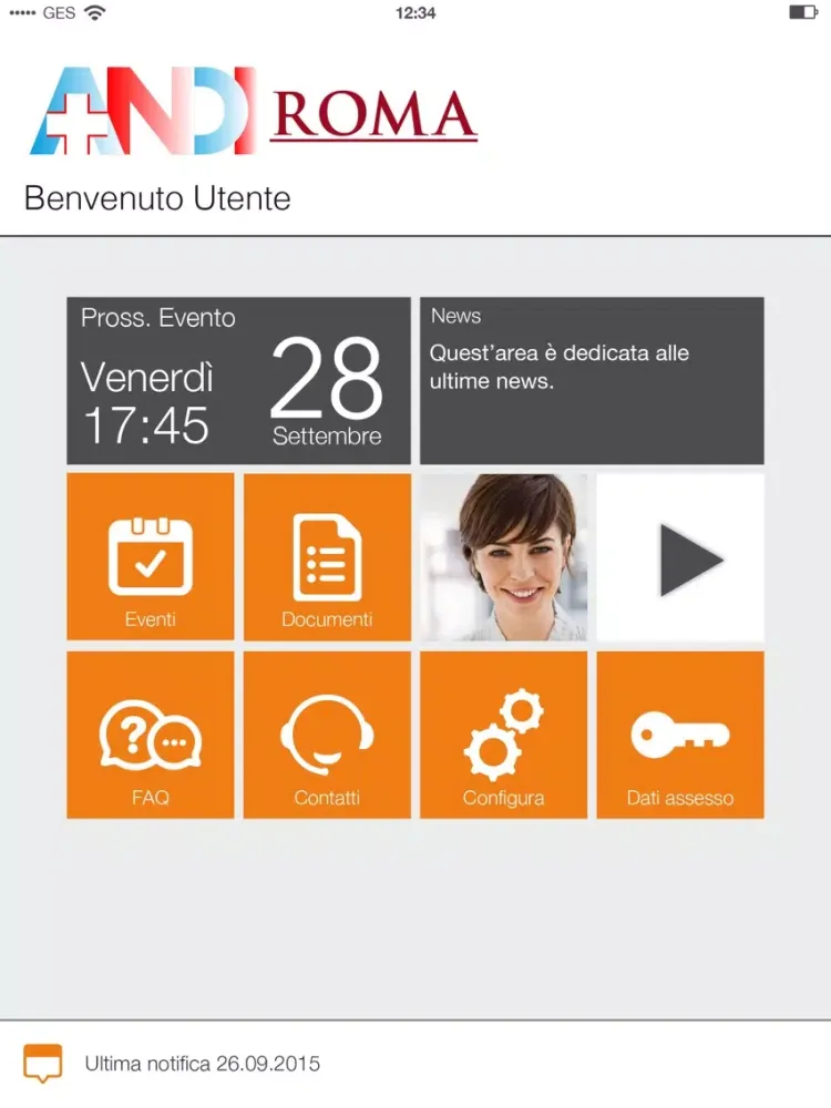 ANDI Roma - XINFO CONNECT iPad  Ekran Görüntüleri