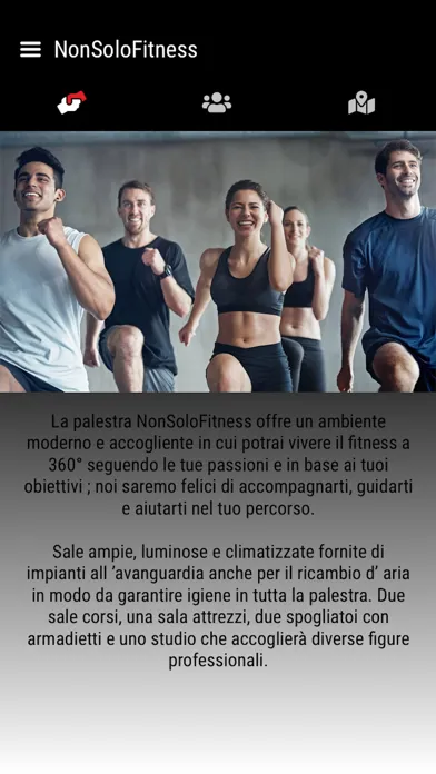 Zrzuty ekranu NonSoloFitness Pescara