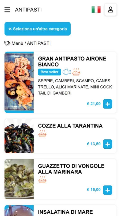 Airone Bianco - Ristorante স্ক্রিনশট