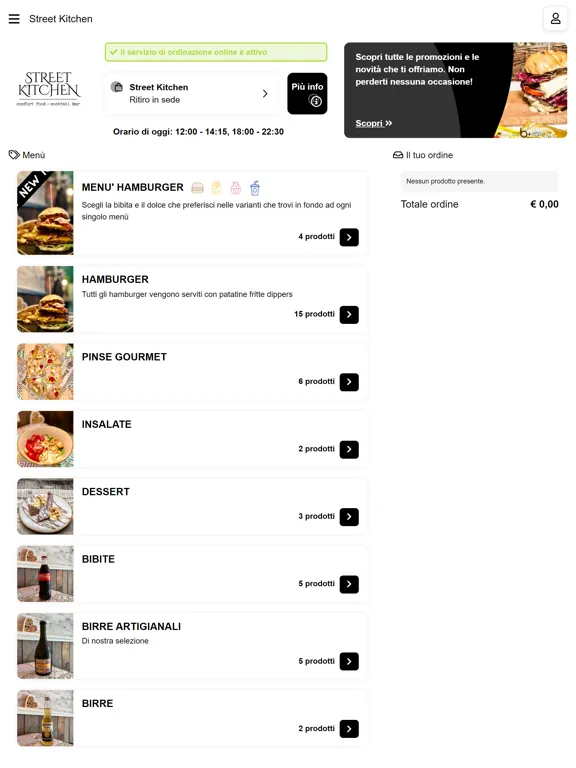Capturas de tela do Street Kitchen iPad 