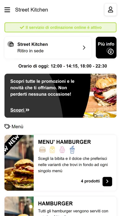 Capturas de tela do Street Kitchen