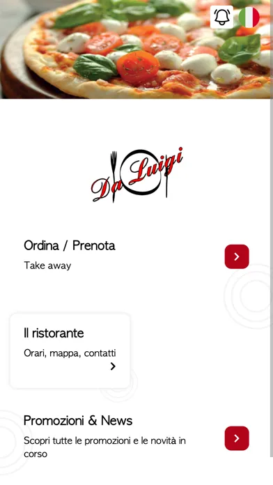 Capturas de tela do Pizzeria da Luigi