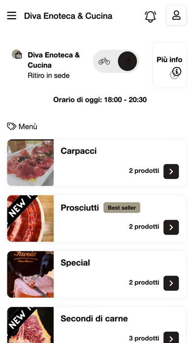 Diva Enoteca e Cucina應用截圖