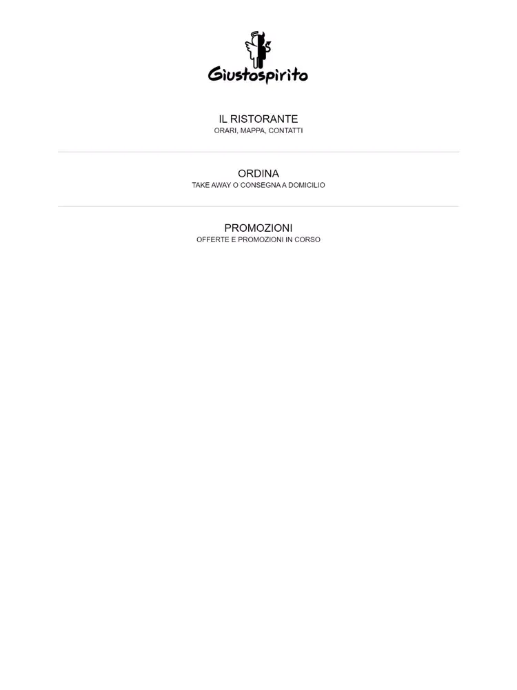Giustospirito - ordina online iPad  স্ক্রিনশট