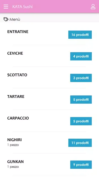 Zrzuty ekranu Kata Sushi Genova