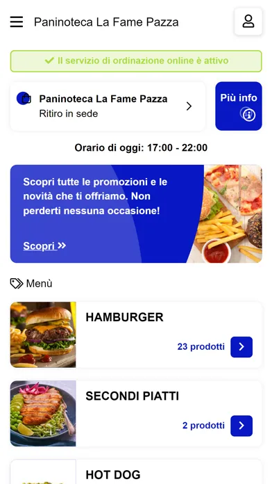 Paninoteca La Fame Pazza应用截图