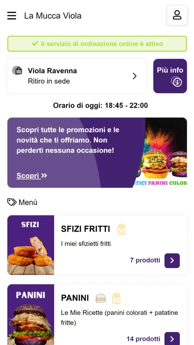 Tangkapan skrin La Mucca Viola