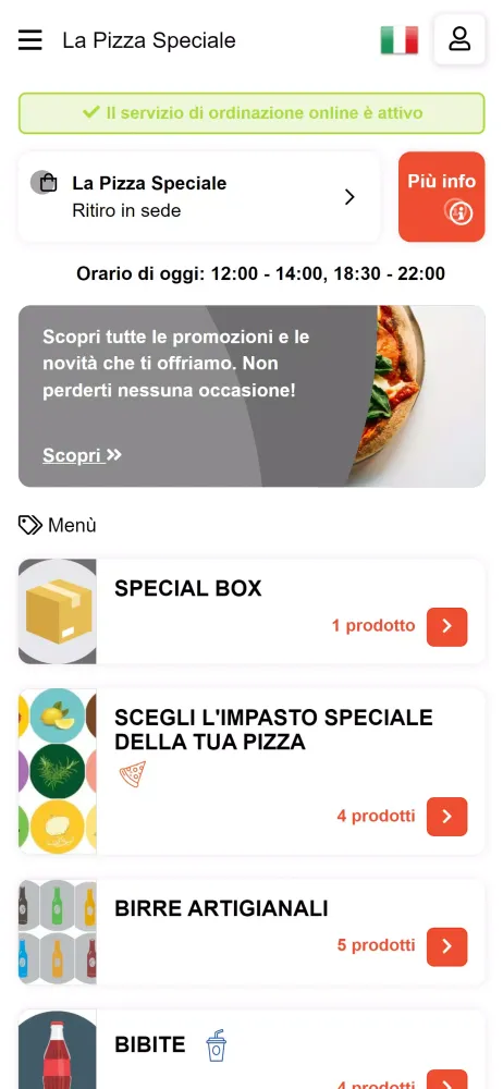 La Pizza Speciale Screenshots