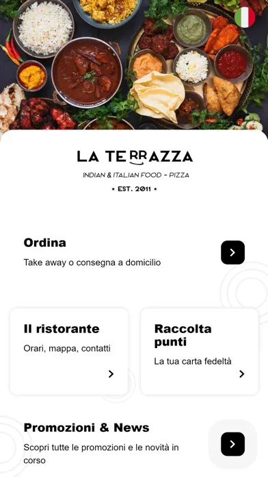 La Terrazza APP Ekran Görüntüleri