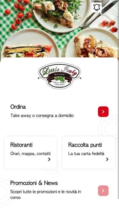 Little Italy App Screenshots