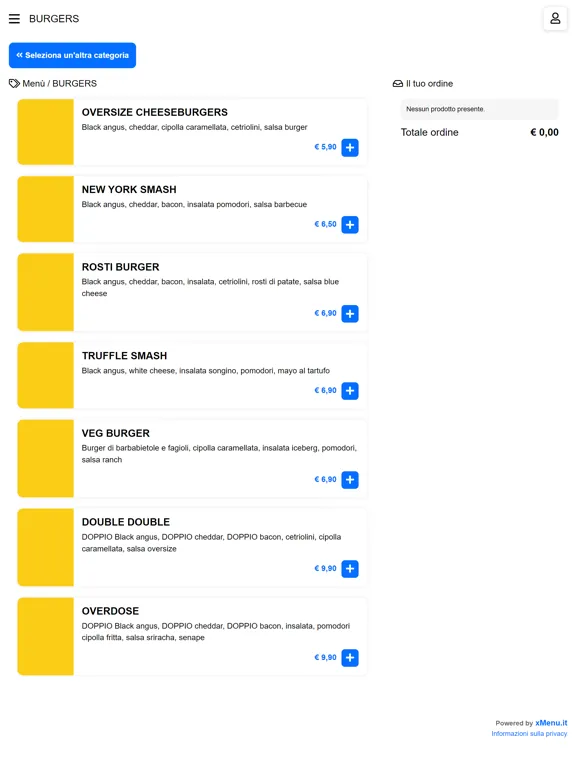 Oversize Burgers & Fries iPad Ekran Görüntüleri