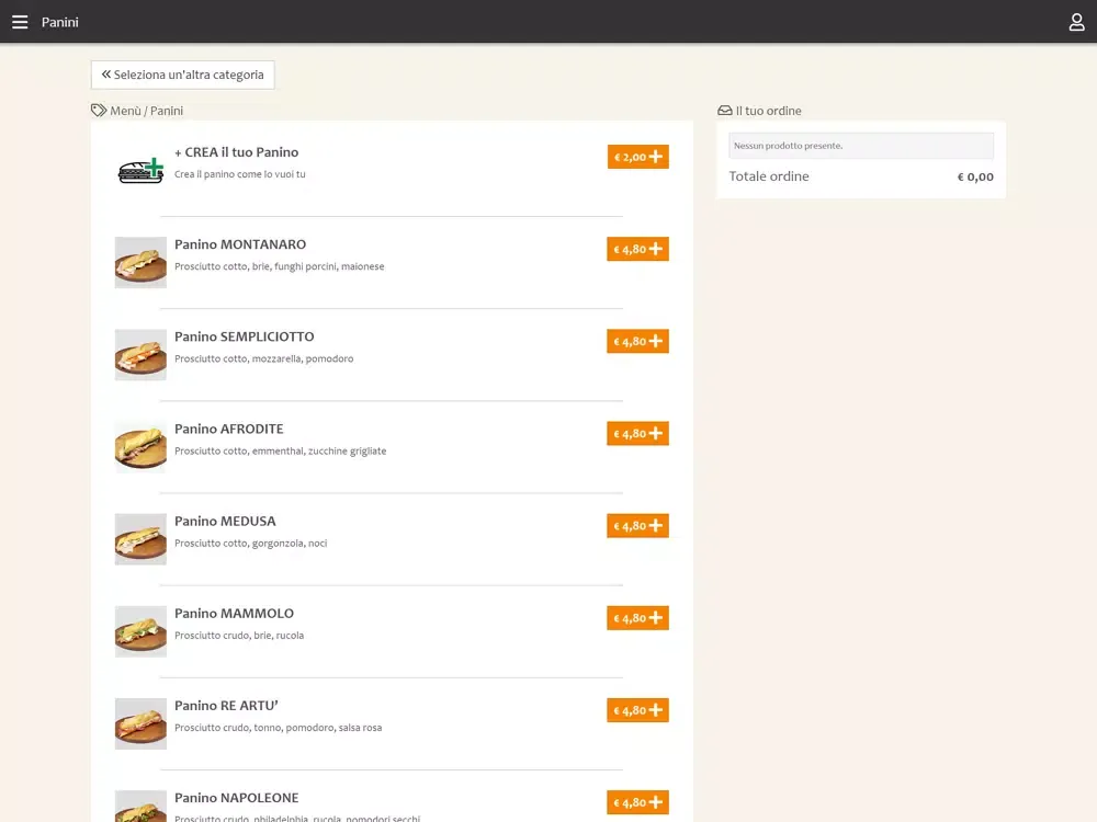 Panino & Co. iPad  Screenshots