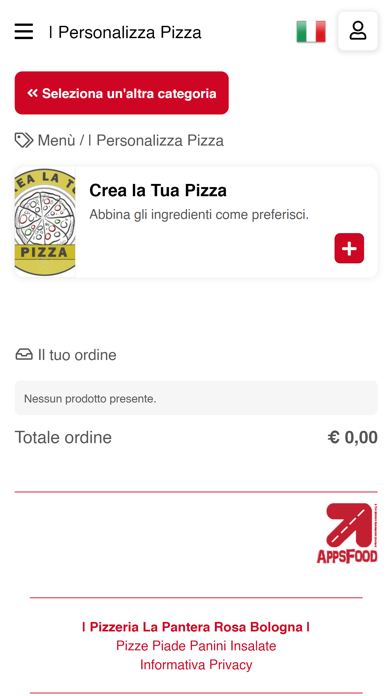 Captures d'écran de Pizzeria La Pantera Rosa