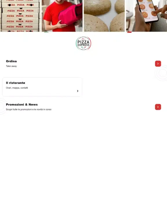 Pizza Express App iPad 应用截图